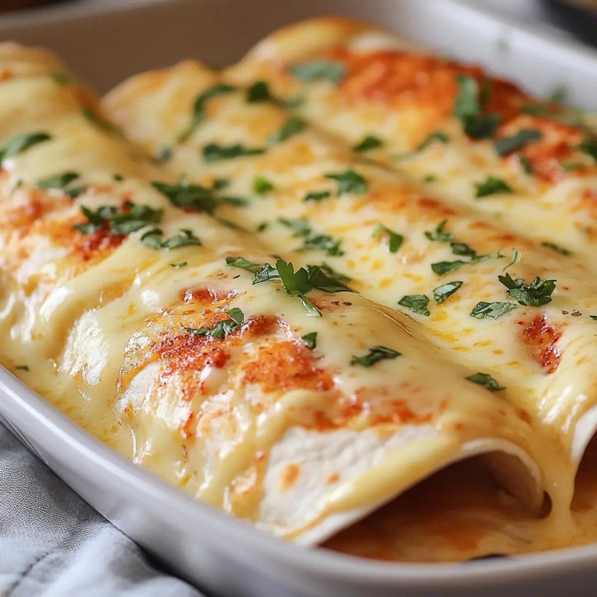 Creamy Queso Chicken Enchiladas for Effortless Family Dinners