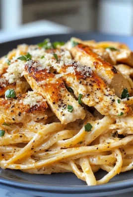 Rich Cajun Chicken Linguine With Mozzarella