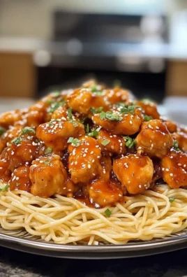 Sticky Garlic Chicken Noodles