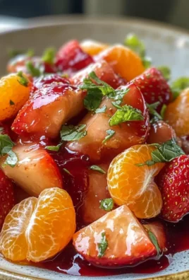 Refreshing Strawberry Clementine Salad with Red Wine Dressing