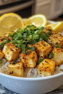 Lemon Pepper Tofu Bowl