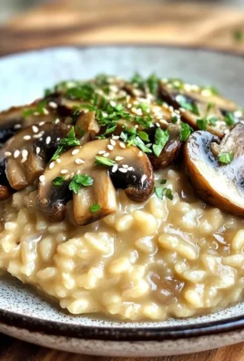 Instant Pot Creamy Miso Mushroom Risotto