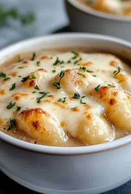 Slow Cooker French Onion Gnocchi Soup