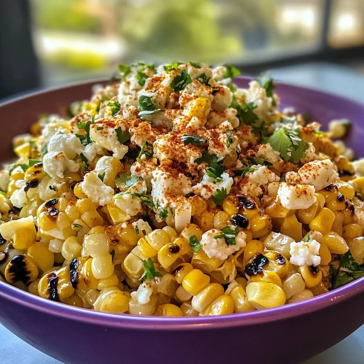 Grilled Corn Esquites Salad