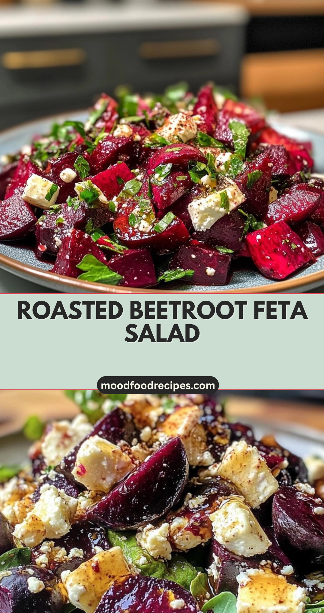 Roasted Beetroot Feta Salad