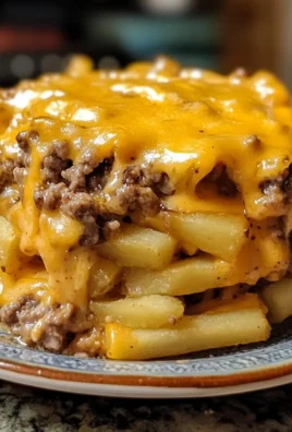 Cheeseburger French Fry Casserole