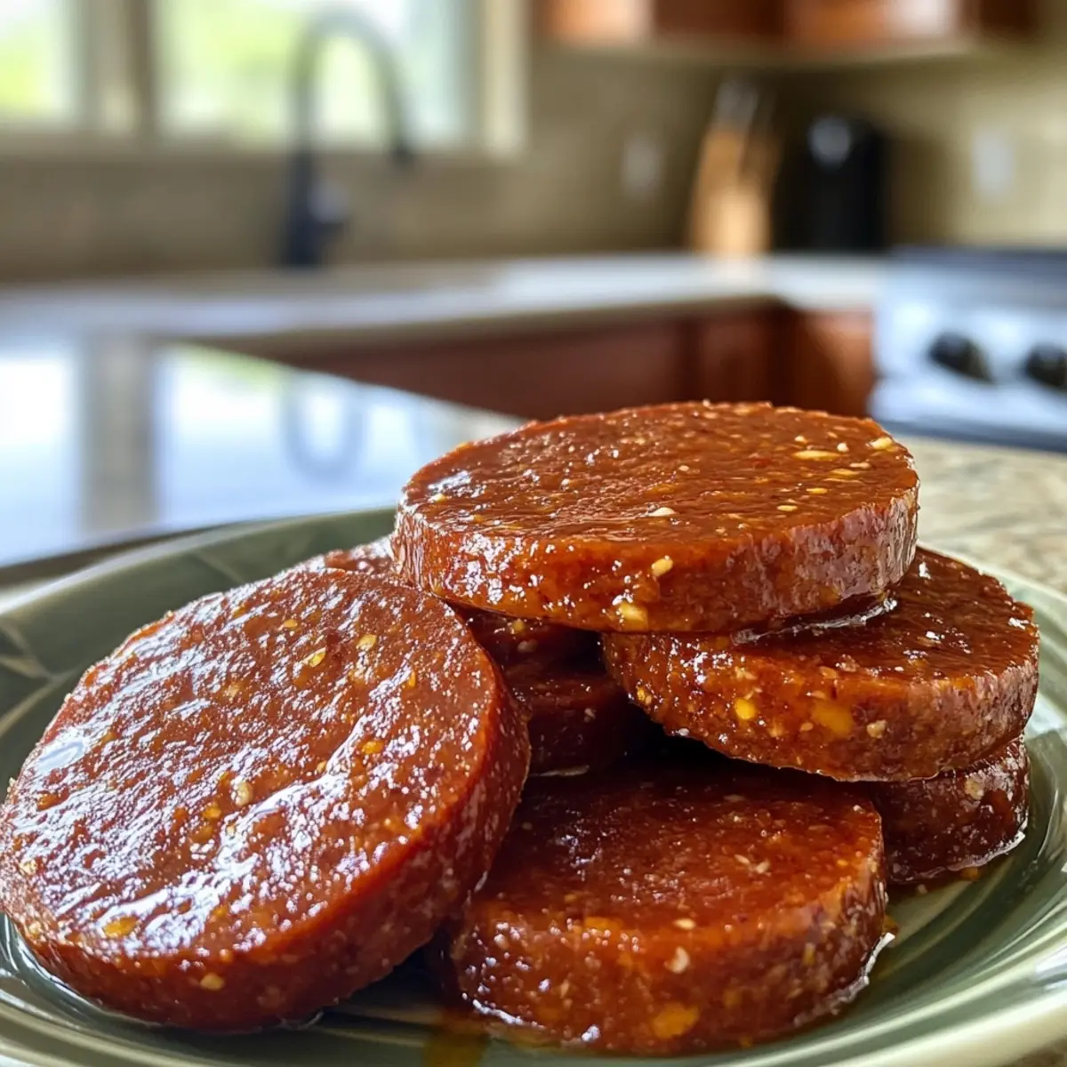 Homemade Vegan Salami