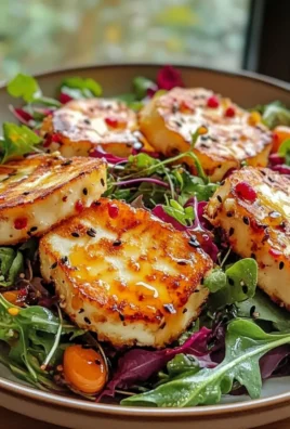 Crispy Halloumi Winter Salad
