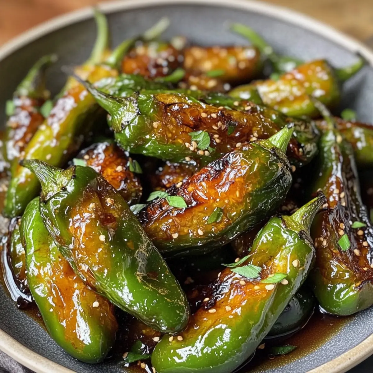 Blistered Shishito Peppers