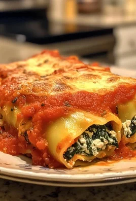 Baked Ricotta Spinach Cannelloni