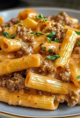 Creamy Rotel Pasta with Ground Beef