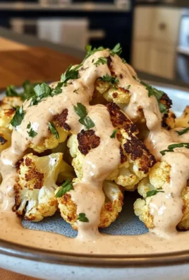 Roasted Cauliflower Tahini Sauce