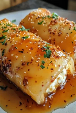 Oven-Fried Feta Rolls with Chili Honey