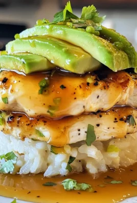 Tangy Honey Lime Chicken & Avocado Rice Stack That Delights