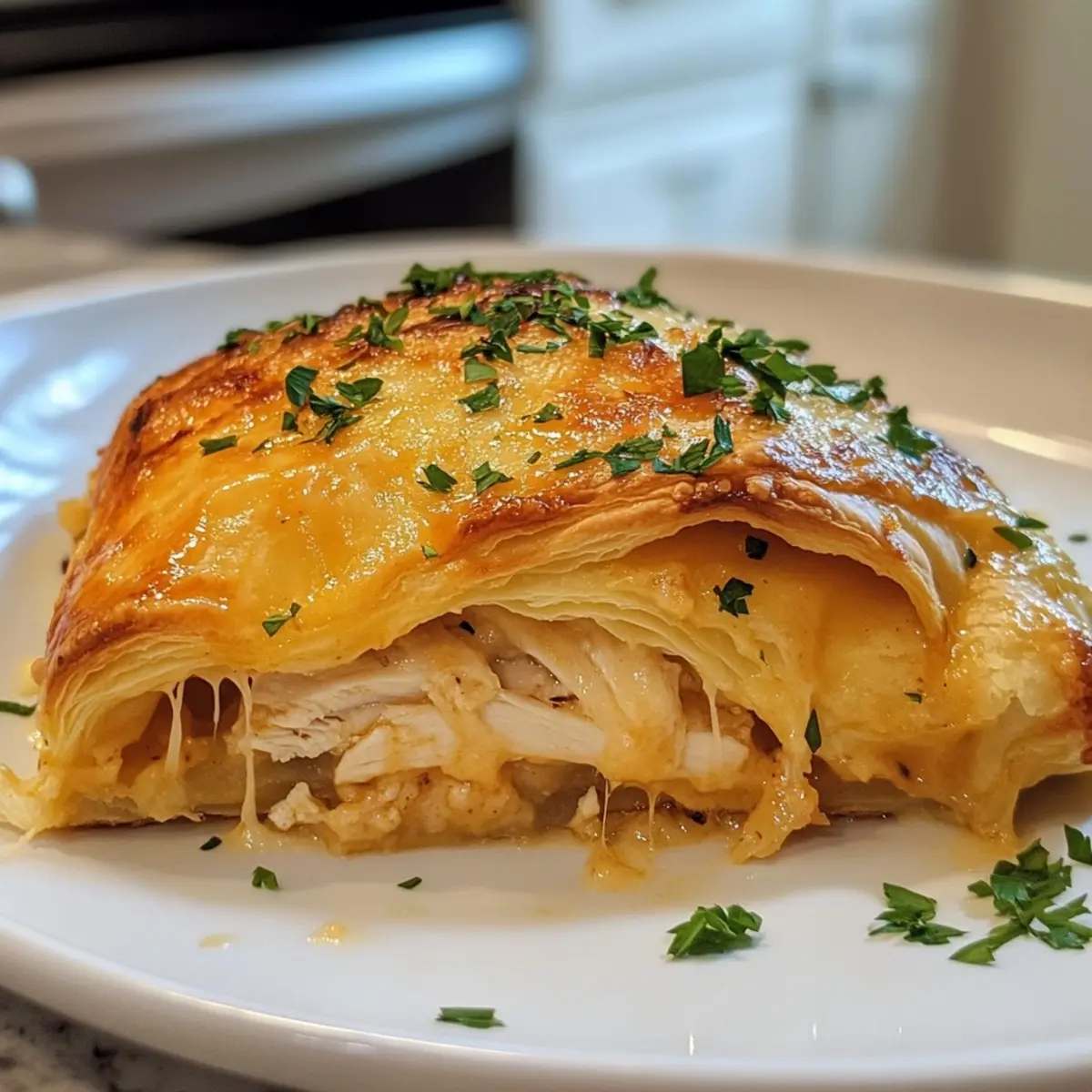 Cheesy Chicken Crescent Bake