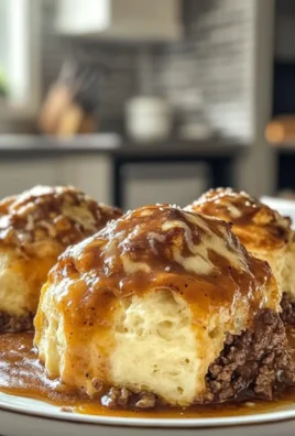 Cheesy Beef Biscuit Bombs