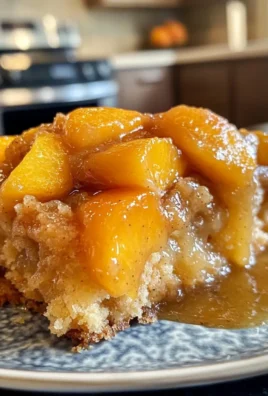 Peach and Cardamom Dump Cake