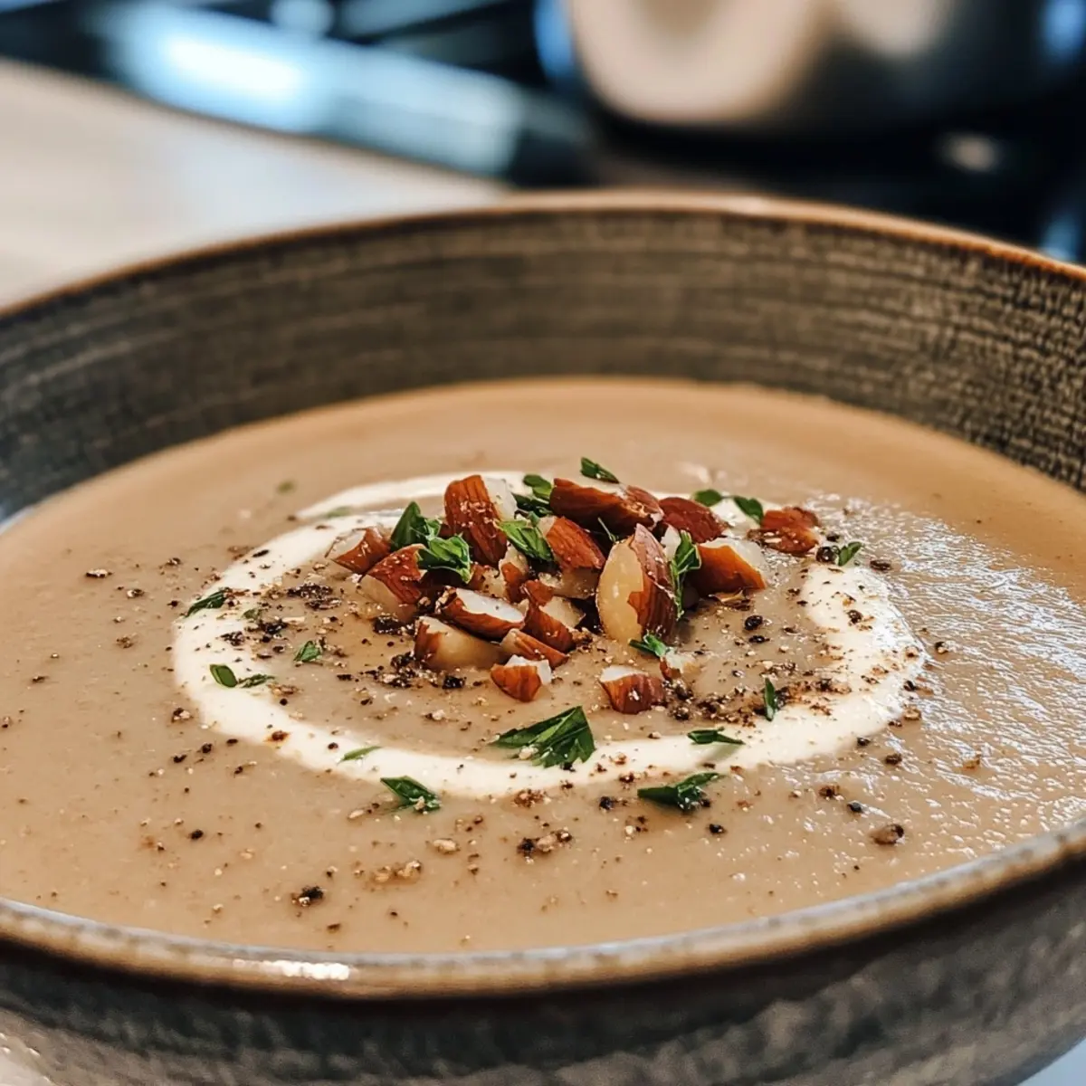 Roasted Chestnut Cream Soup