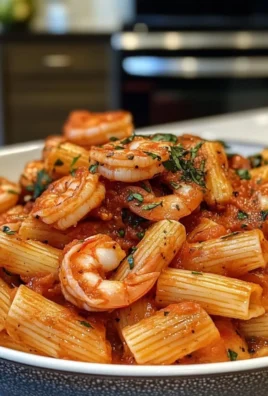 Spicy Arrabbiata Shrimp Pasta