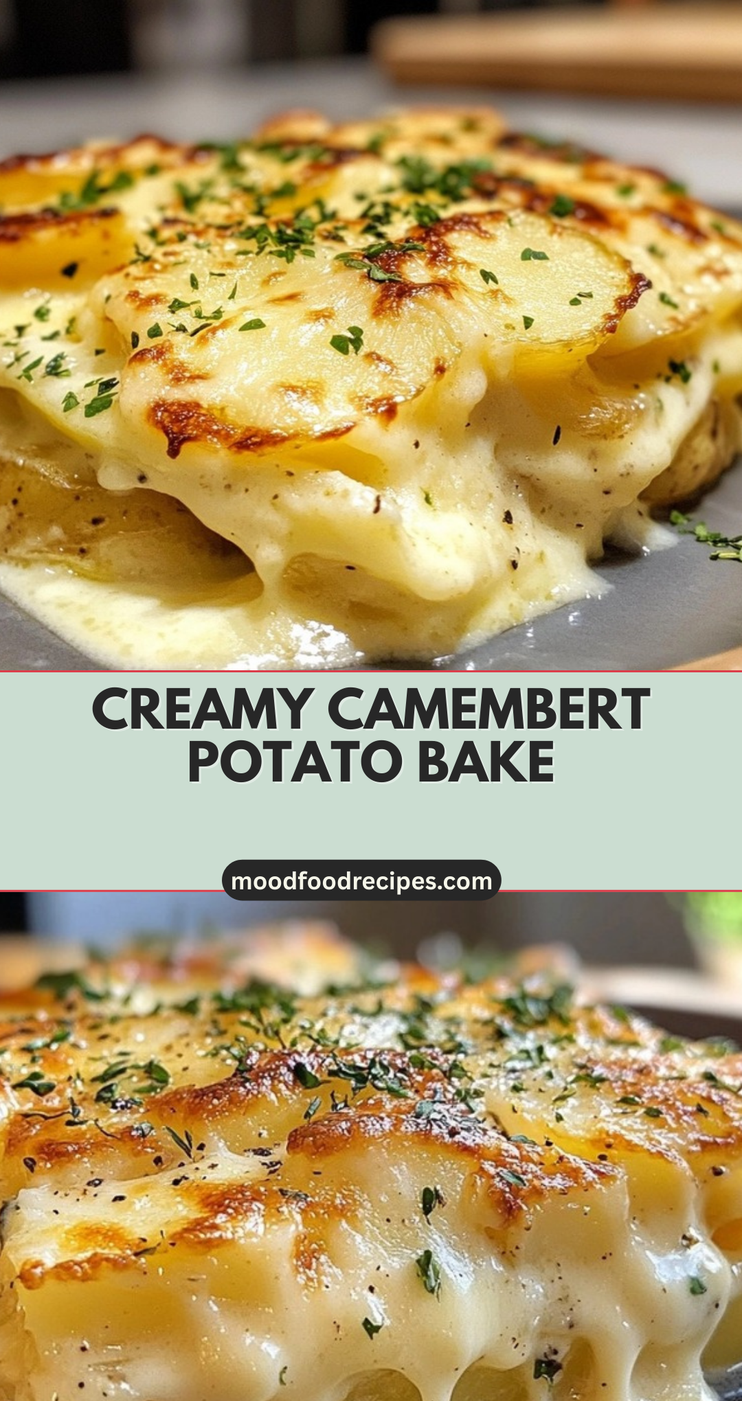 Creamy Camembert Potato Bake