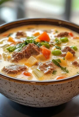 Creamy Philly Cheese Steak Soup