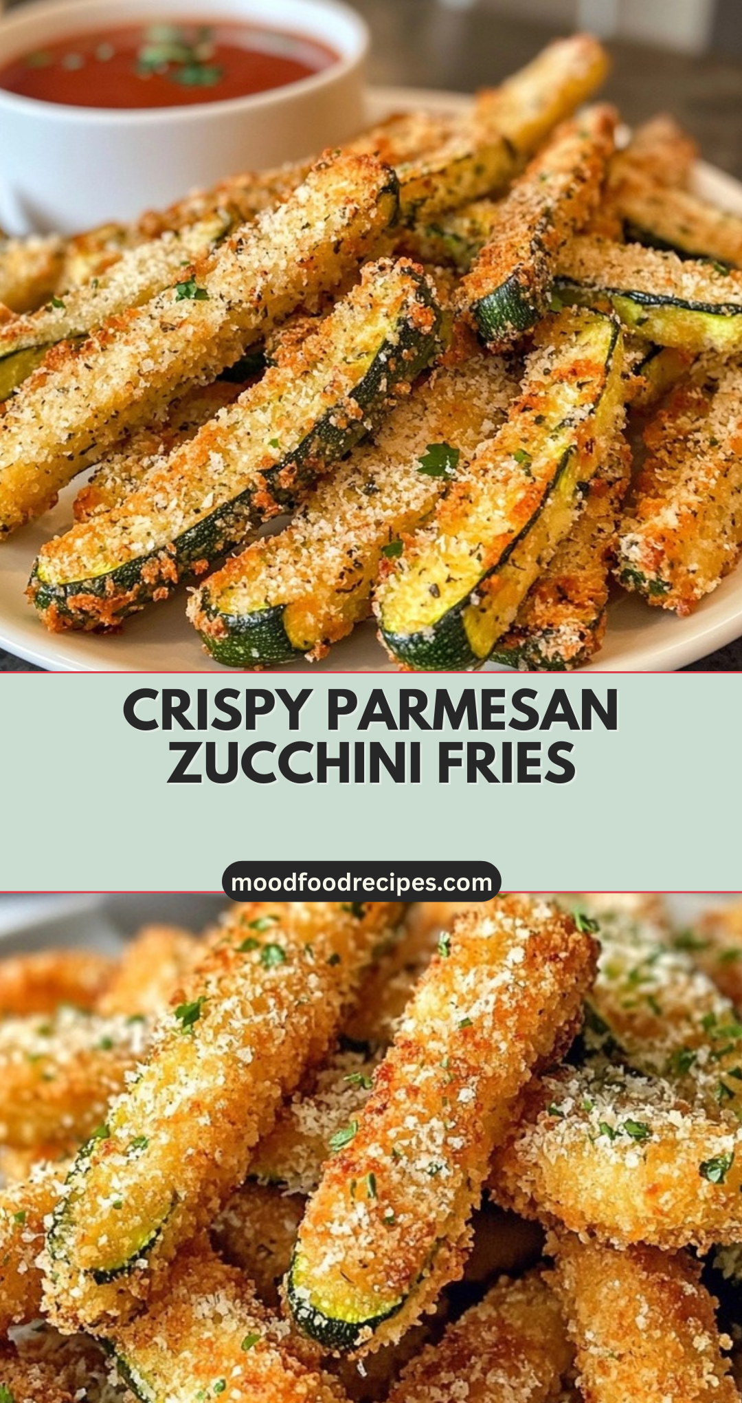 Crispy Parmesan Zucchini Fries