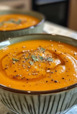 Roasted Ginger Carrot Soup