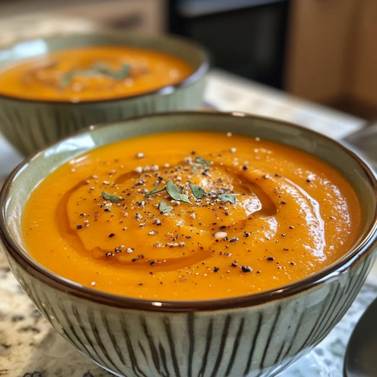 Roasted Ginger Carrot Soup