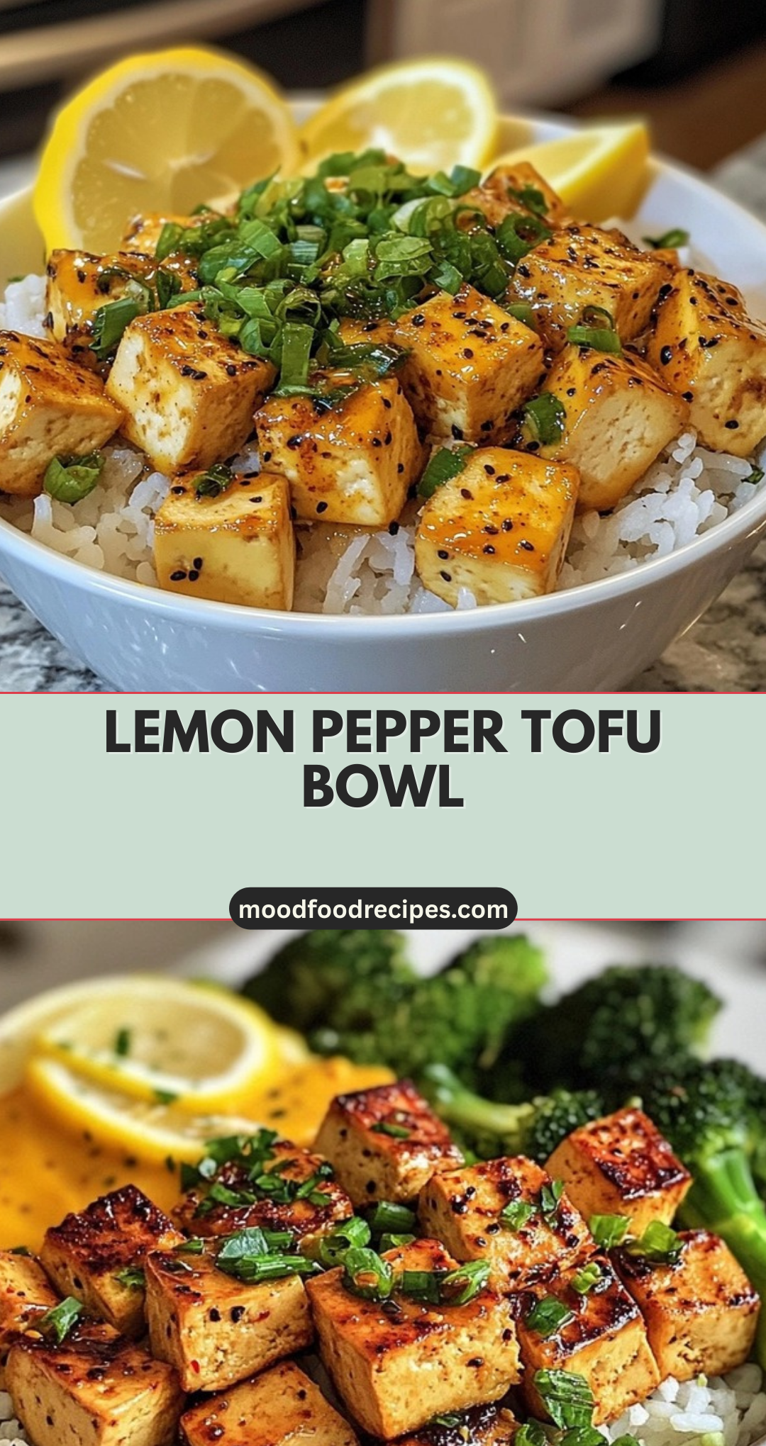 Lemon Pepper Tofu Bowl