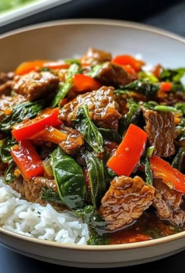 Thai Basil Beef Stir Fry