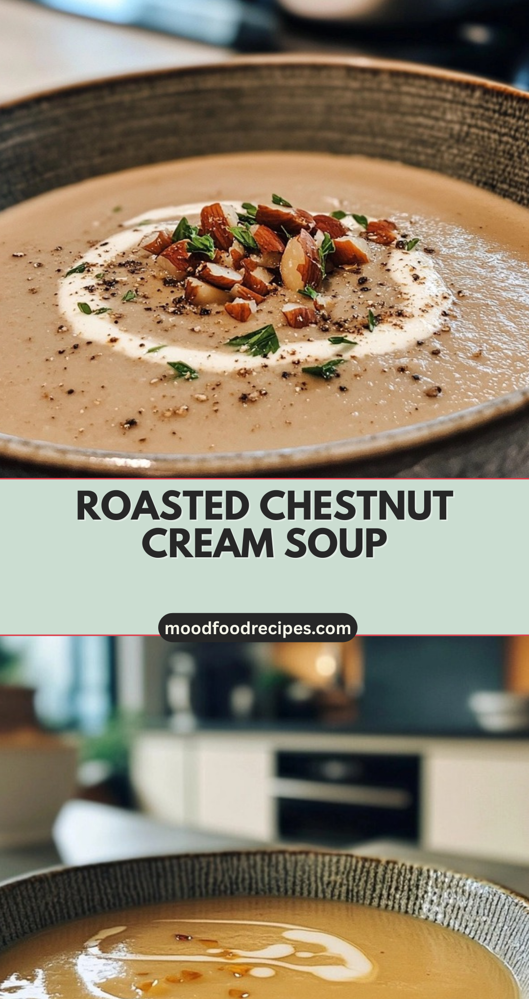Roasted Chestnut Cream Soup
