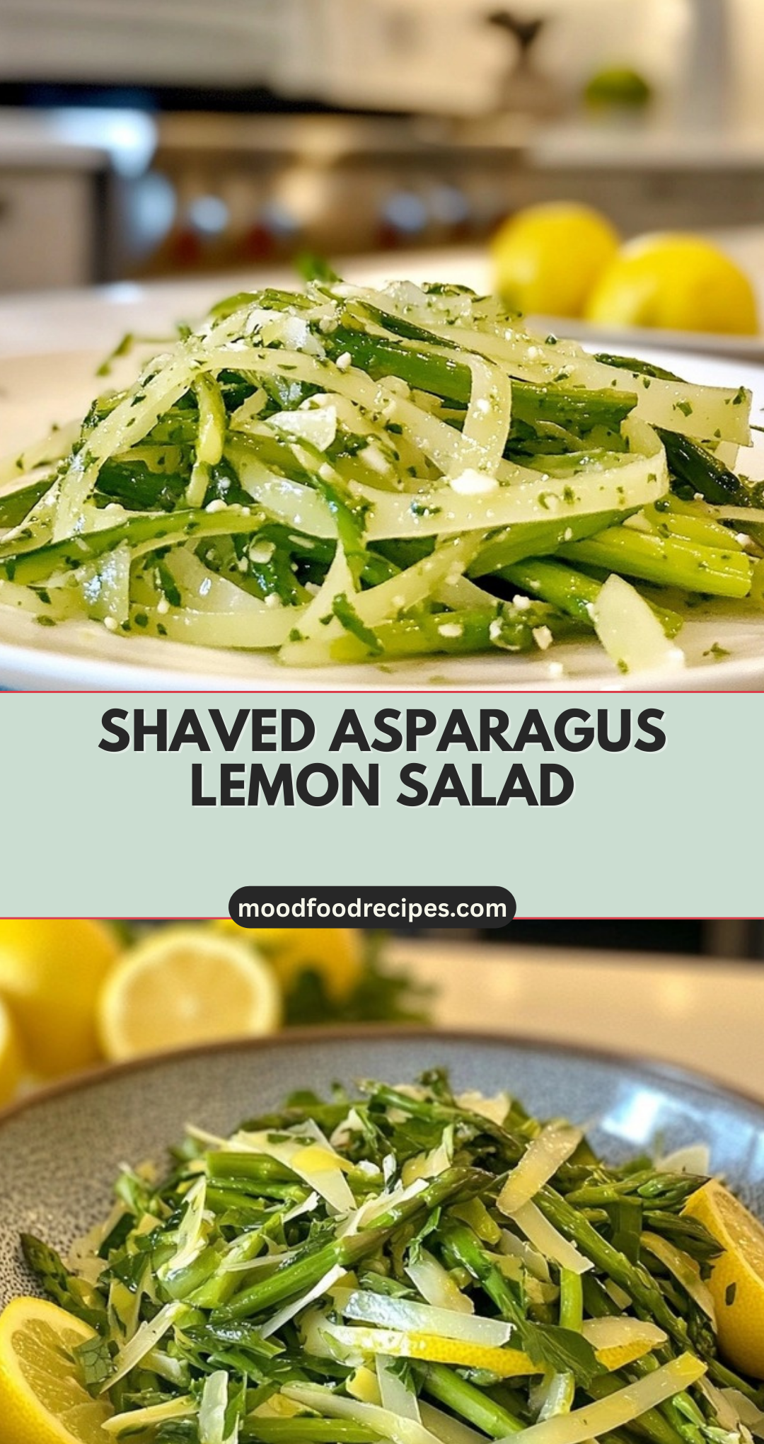 Shaved Asparagus Lemon Salad