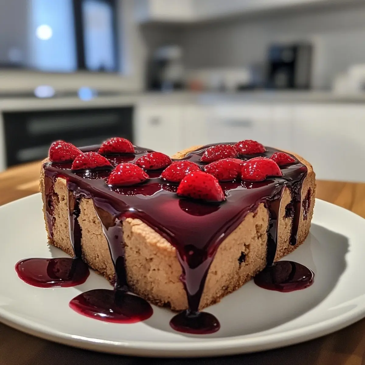 Heart Shaped Cookie Cake