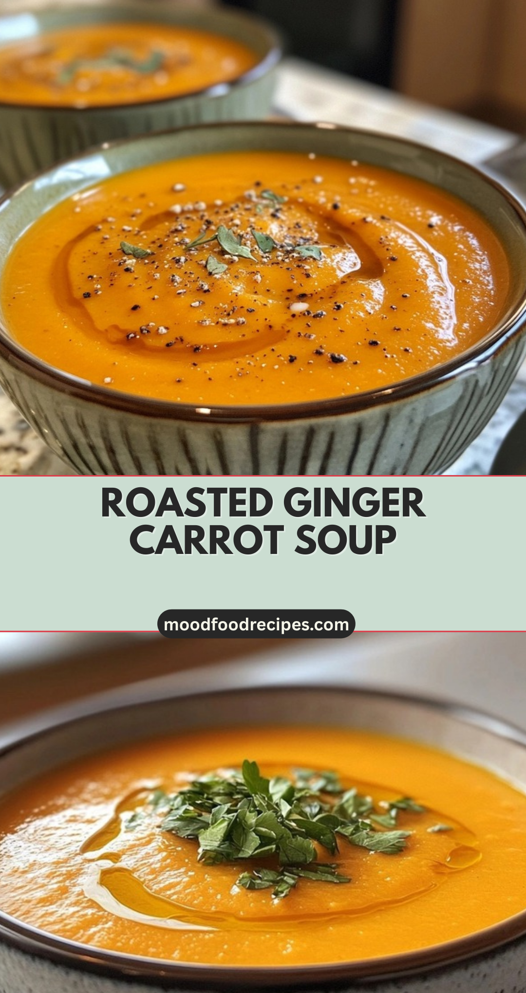 Roasted Ginger Carrot Soup