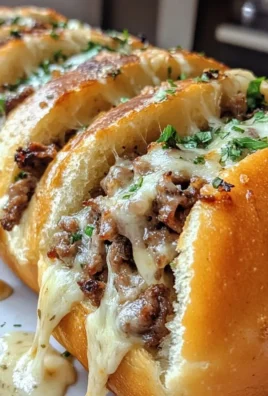 Cheesesteak Stuffed Garlic Bread You Can’t Resist