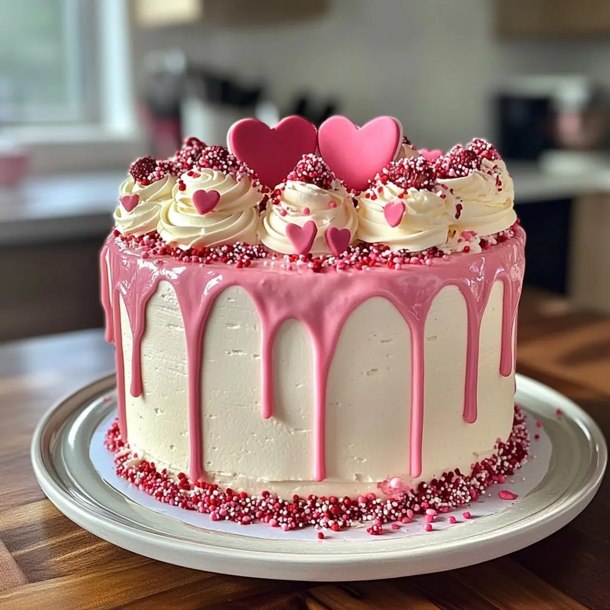 Valentine’s Day Love Cake with Vanilla Buttercream