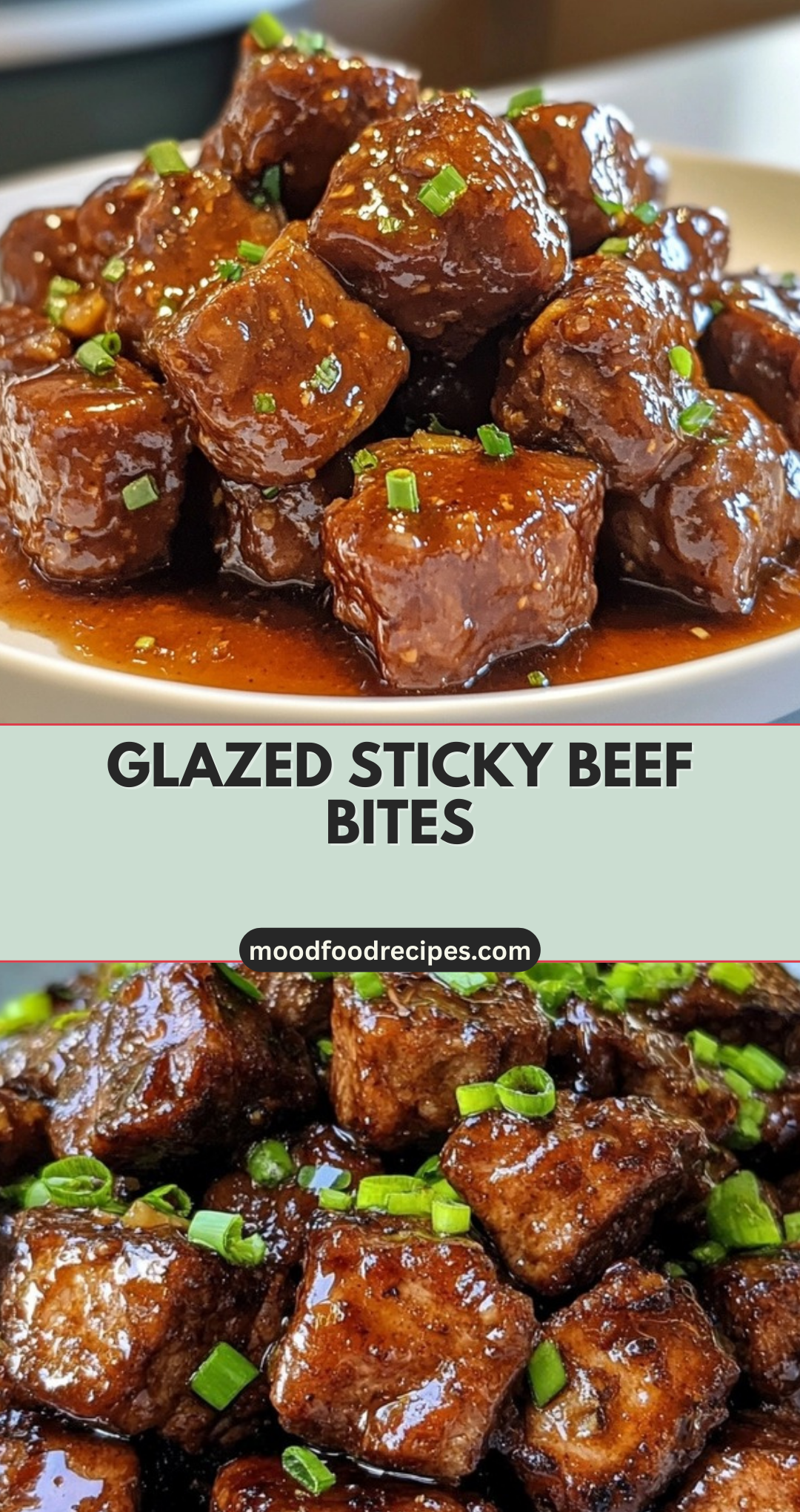 Glazed Sticky Beef Bites